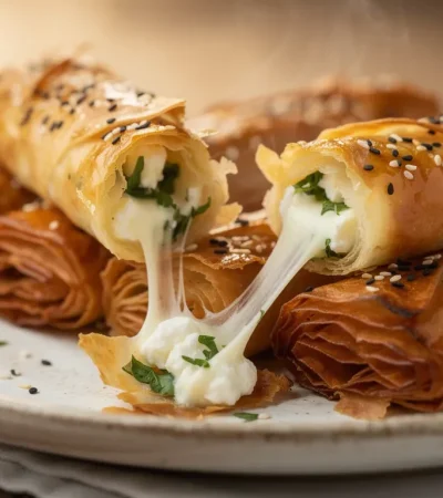 Börek turc au fromage feta croustillant