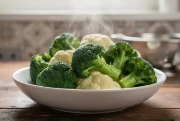 Légumes verts d'hiver dans un bol en céramique
