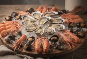 Plateau de fruits de mer rustique pour 12 personnes