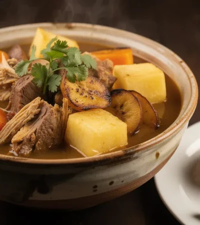 Ragoût dominicain sancocho aux 7 tubercules