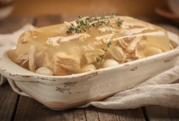 Terrine de confit de poulet dans graisse de canard