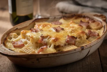 Croziflette gratinée au reblochon bouillonnant